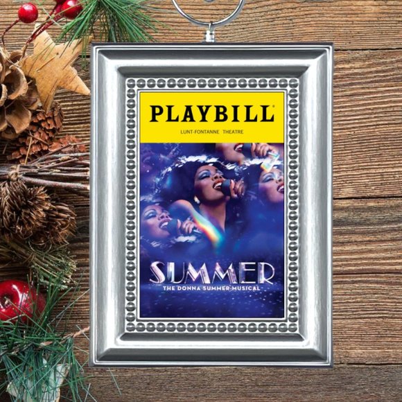 Summer The Donna Summer Broadway Musical‎ Playbill Christmas Tree Ornament - Picture 1 of 3